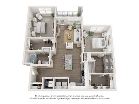 a floor plan of the villas at houston levee west apartments in cordova,